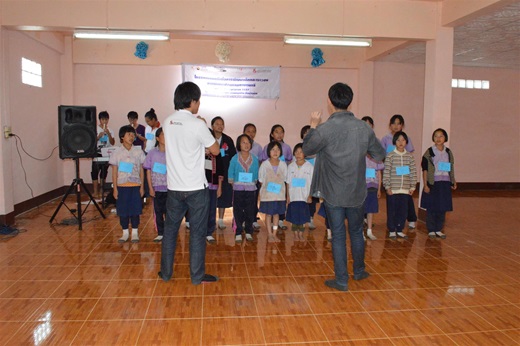 ค่ายพัฒนาศักยภาพทางดนตรี ณ โรงเรียนมณีพฤกษ์ อำเภอทุ่งช้าง จังหวัดน่าน