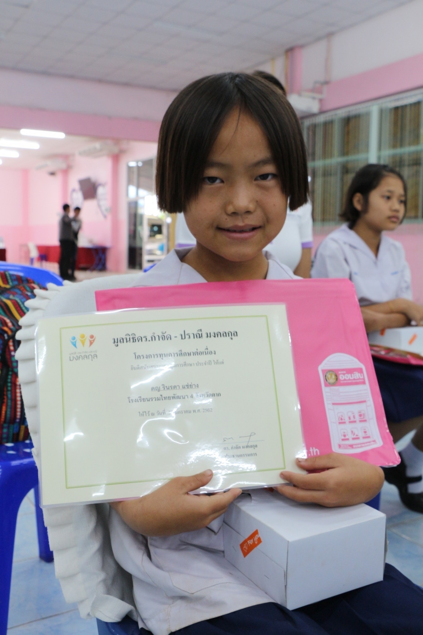 จังหวัดตาก : พิธีมอบทุนการศึกษา โครงการทุนการศึกษาต่อเนื่อง
